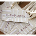 garment hang tag, paper hang tag, clothes labels